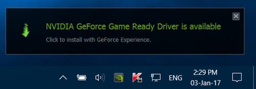 update Graphics Drivers